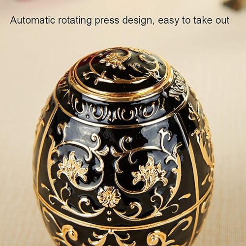 Miniatura 5 de Soporte retráctil para palillos de dientes, dispensador retráctil de palillos de dientes retro para cocina, hogar, restaurante (#1)