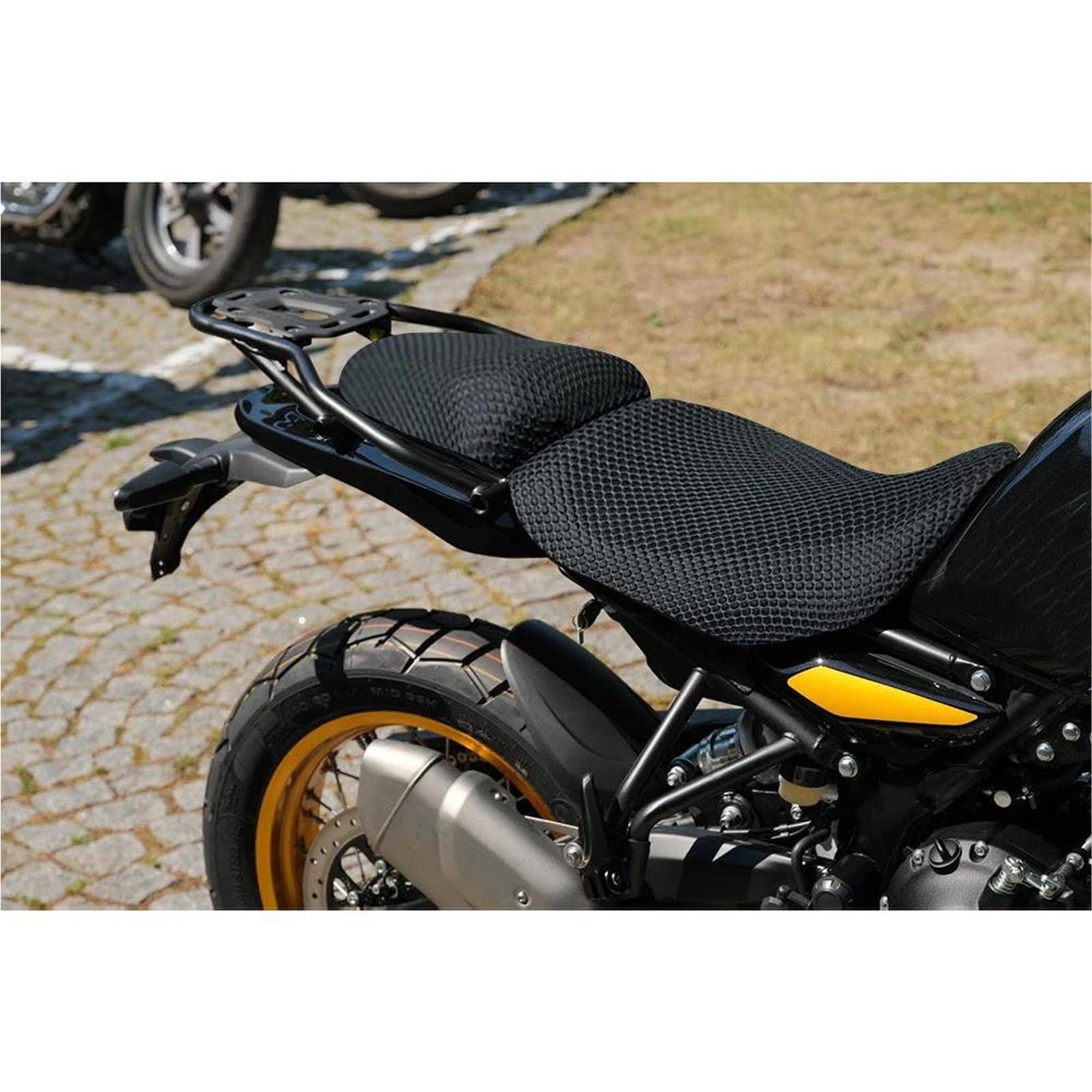 Atmungsaktiver Sitz Chill-Mesh Sitzbezug Für Royal Enfield Himalaya Atmungsaktiv Gepolstert N 872859