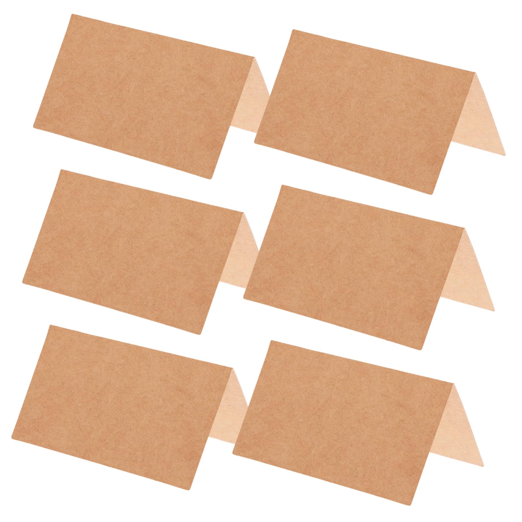 DECHOUS 5 Sätze Namenssitzkarte Visitenkarten Platzkarte Hochzeitsdeko Tischnummernhalter Für Die Hochzeit Kartenhalter Tisch Partei Reservierte Karten Leere Karten Papier 50 Stück * 5
