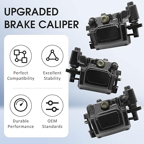 Miniatura 5 de M MATI Juego de pinzas de freno trasera derecha y delantera para Can-Am Outlander 450 500 570 650 800 850 1000 Renegade 500 570 650 800 850 1000