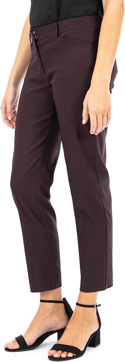 Nanette Nanette Lepore Women's Freedom Stretch Flattering Pant with Slit Back Pockets