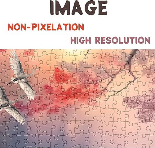 Miniatura 4 de Rompecabezas de Paisaje Otoñal para Adultos 1000 Piezas, Rompecabezas de Escena Natural del Otoño, Bonitos Rompecabezas Escénicos de Puesta de Sol