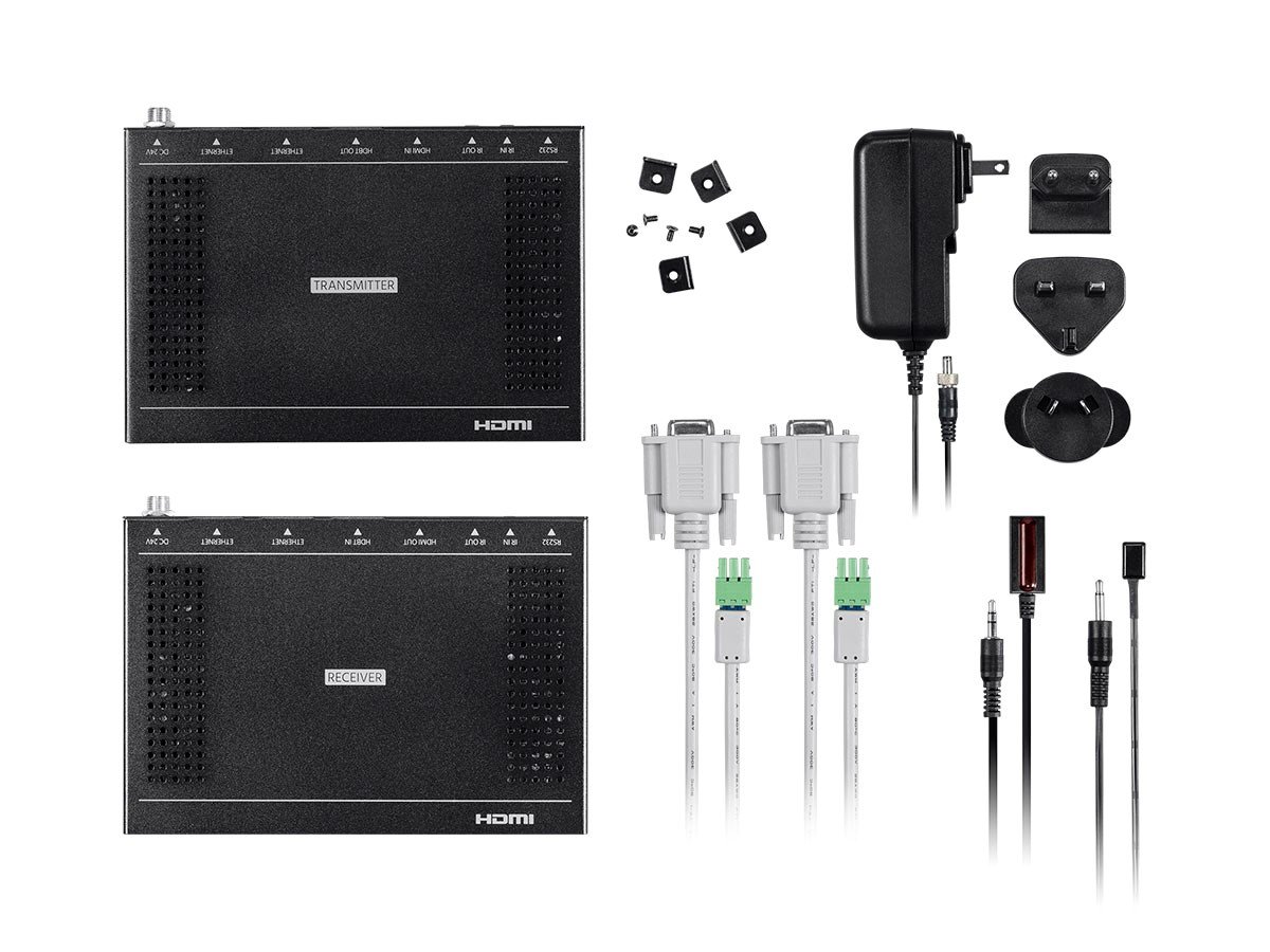 Amazon | Monoprice Blackbird 4 K Pro HDBaseT Extenderキット、100 M