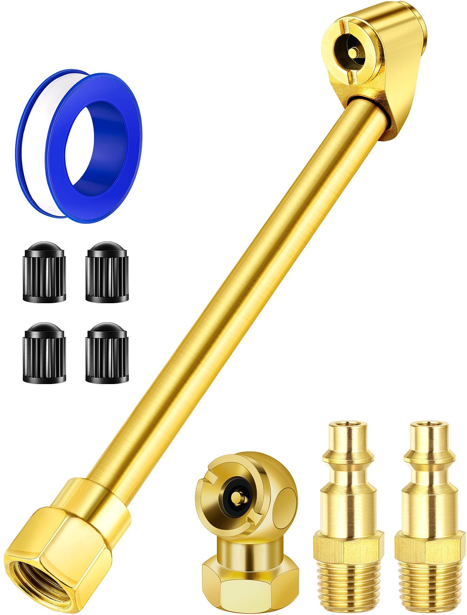 EVOULTES dual head and closed ball air chuck set