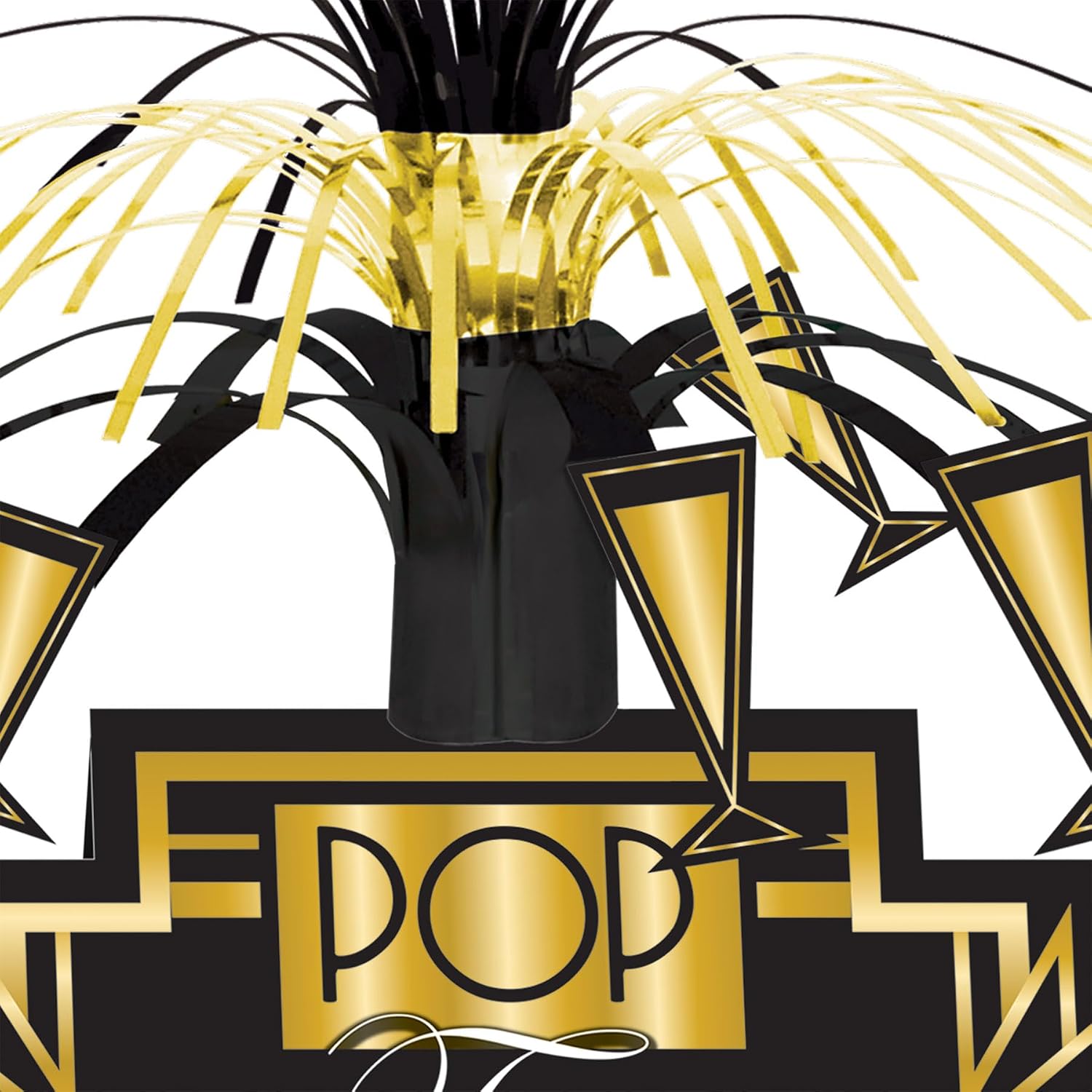 Beistle 3 Piece Roaring 20's Decorations Centerpieces For Great Gatsby 1920's Theme Party Supplies, Celebrating With You Since 1900