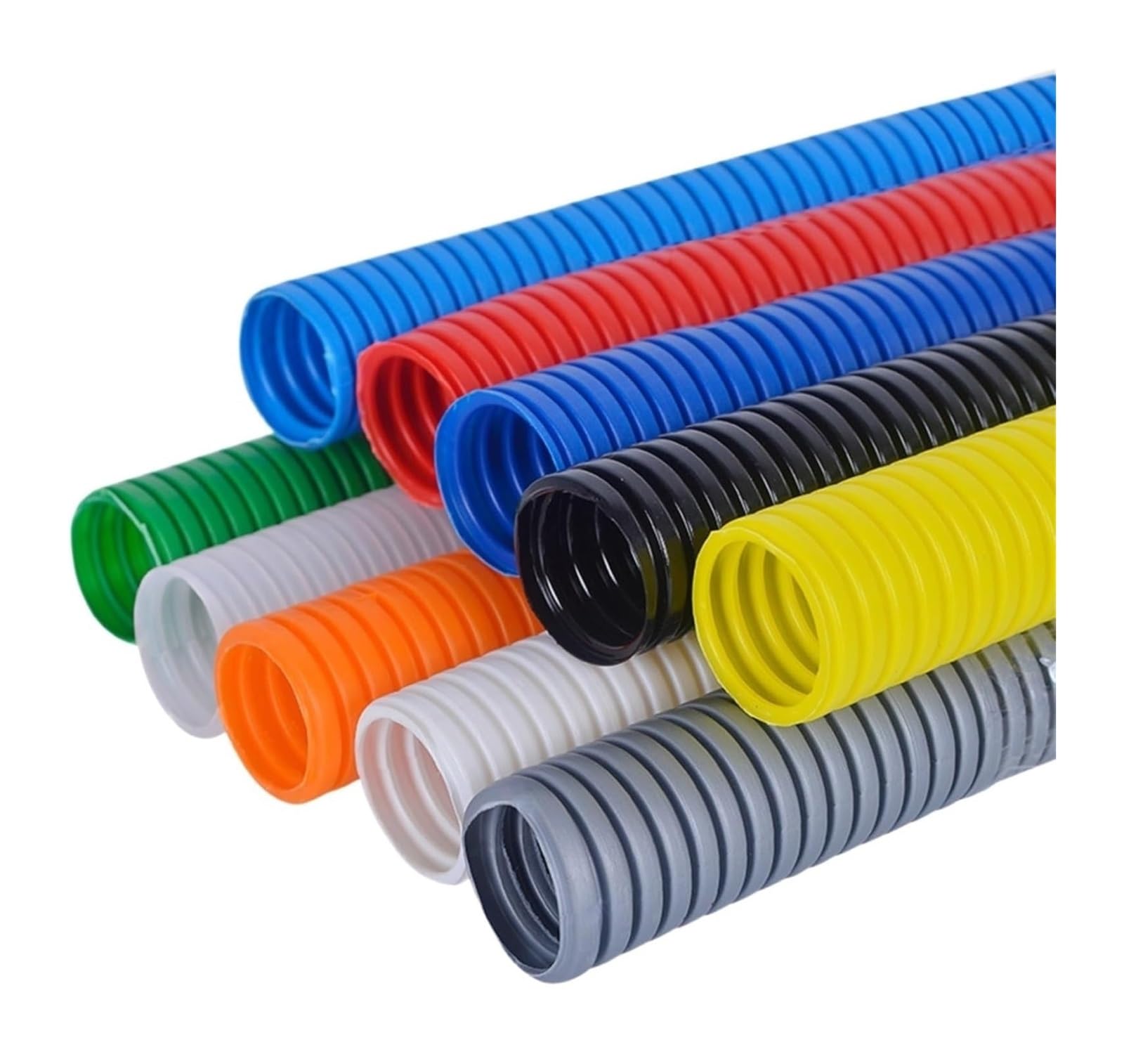 Rura falista PP | Wielokolorowy 6,5–20 mm 10 m Scenariusz użycia: wiązka samochodowa i kabel podłogowy(Orange,17mm)