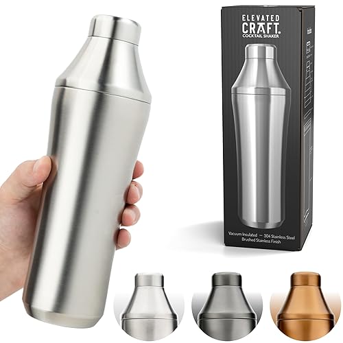 Elevated Craft Hybrid Cocktail Shaker - Premium Vacuum Insulated Stainless