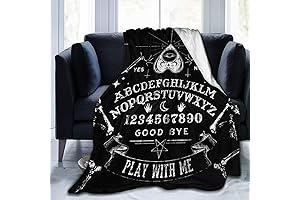 The Ultimate Spooky Snuggle: Ouija Board Blanket for Kids and Adults