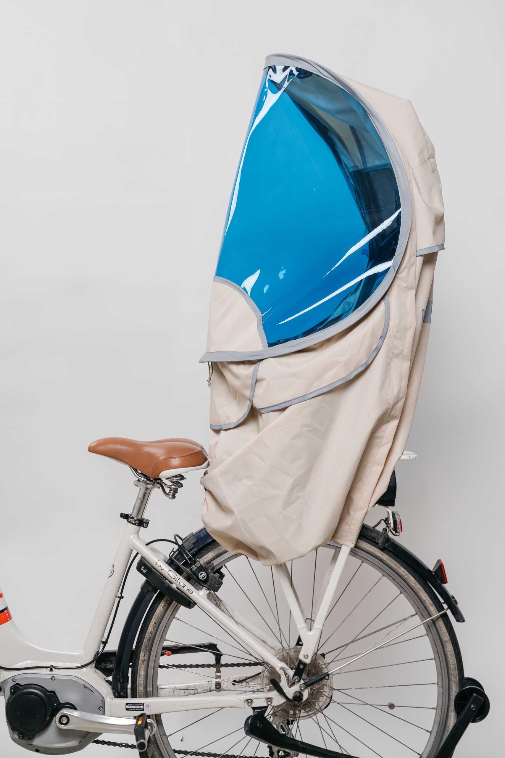 Bub-up Kids Sun & Rain - Protezione dei Bambini dalla Pioggia e dal Sole per seggiolini da Bici e marsupi. Protezione Antipioggia per Bicicletta per Bambini e Parasole Anti-UV per Neonati.