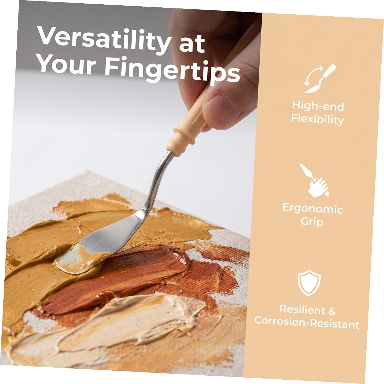 12pcs Palette Knives with Plastic Handles for Painting Versatile Spatula Set for Oil Watercolor Canvas Craft Applications for Mixing Scraping