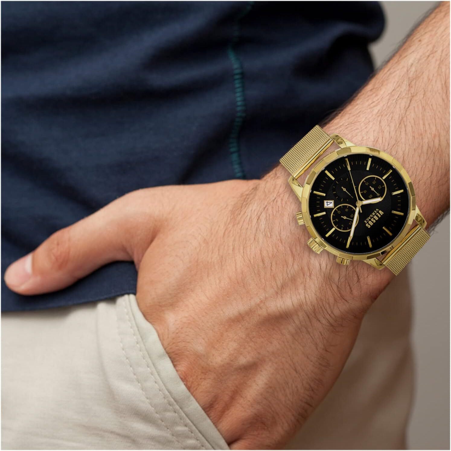 Versus Versace Eugene Collection Luxury Mens Watch Timepiece