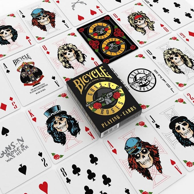 Bicycle Naipes Póker Guns N' Roses 1 Baraja miniatura 6