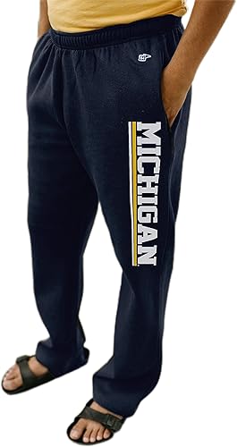 Blue 84 Pantalon de survêtement sous Licence Officielle NCAA pour Homme