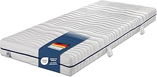 Irisette Stella orthopädische 7-Zonen Kaltschaummatratze, Härtegrad 2 (weich), 90 x 200 cm, Öko-Tex Zertifiziert, produziert in Deutschland