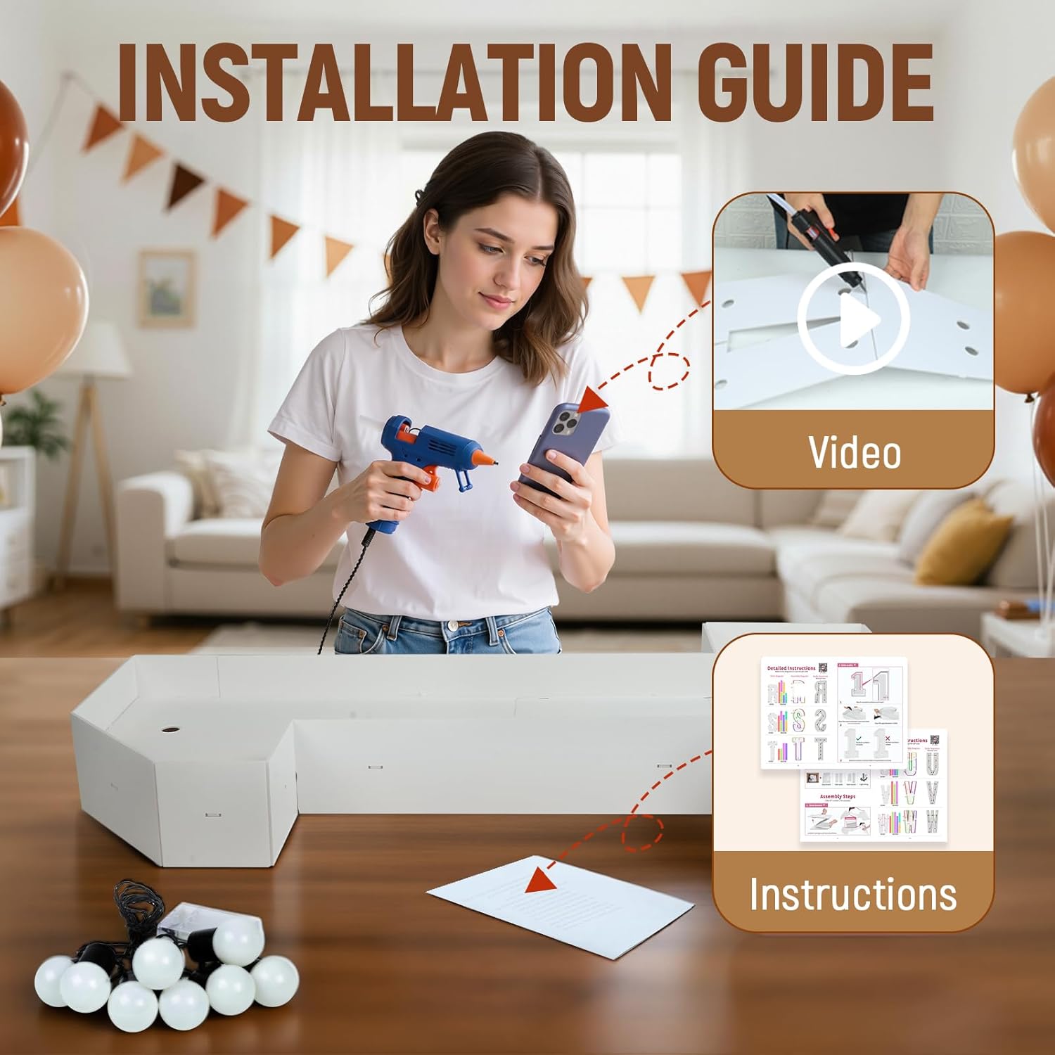 3FT Marquee Numbers 70, Large Light Up Numbers for 70th Birthday Decorations Big DIY Mosaic Number 70 Birthday Party Backdrop for Women and Men Anniversary Decor Pre-Cut Foam Board Kit