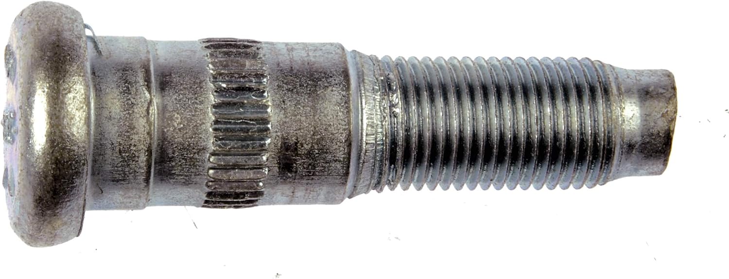 Dorman 610-277 Front 1/2-20 Serrated Wheel Stud - .625 in. Knurl, 2-1/4 in. Length Compatible with Select Dodge/Ford/Plymouth Models, 10 Pack (Made in USA)