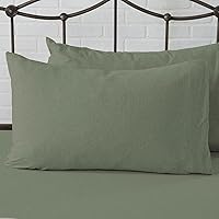 Vista 20 de Great Bay Home Cotton Jersey Knit Twin Sheet Set - Ultra-Soft, Stretchy, Heathered Melange Denim Blue Bed Sheets - Cozy, Soft T-Shirt Sheet &