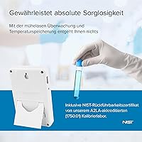 Vista 6 de Traceable Termómetro de registro de datos: 1 sonda de botella de vidrio