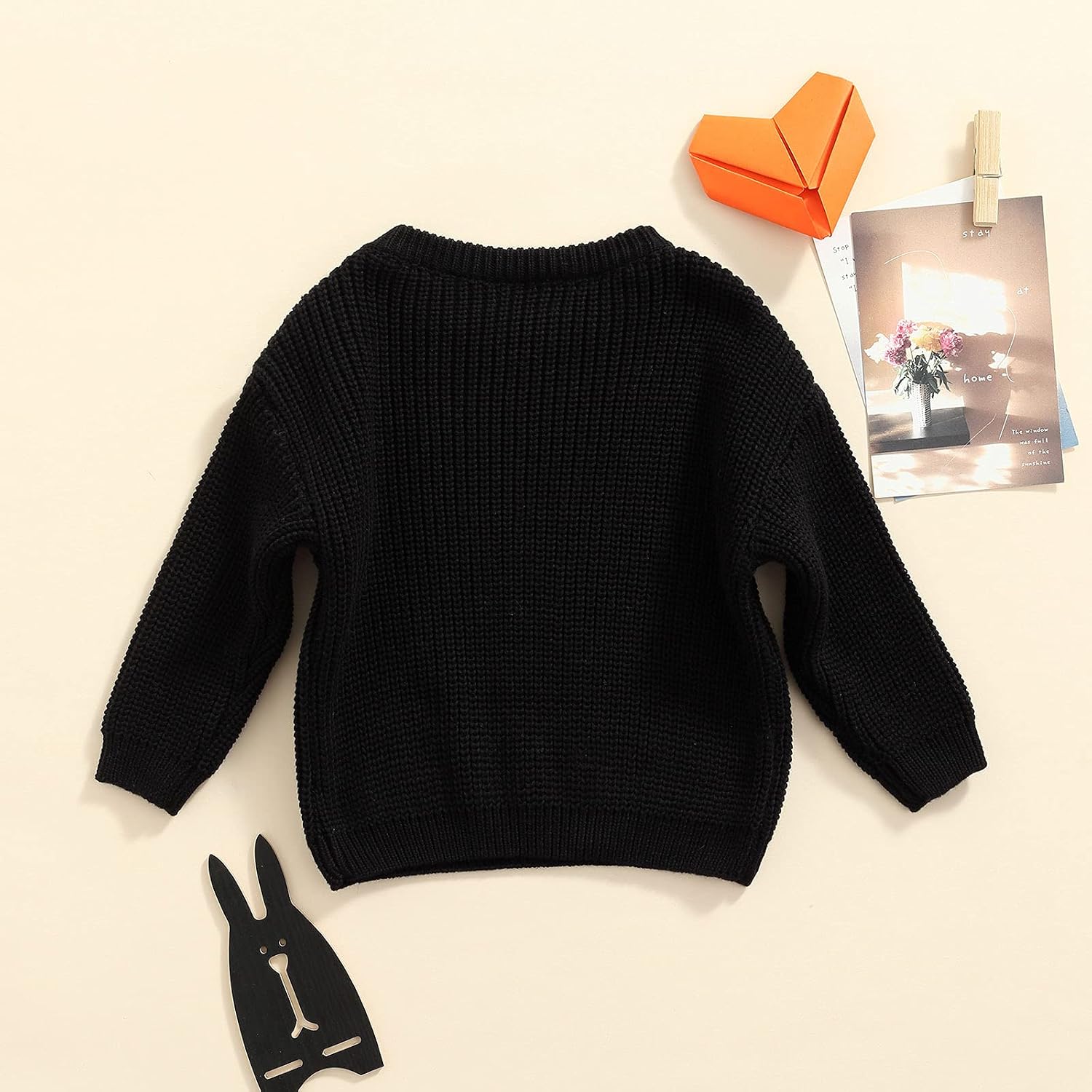 Autumn Winter Warm Outfits Baby Girl Cute Long Sleeve Knitted Sweater Pullover Top