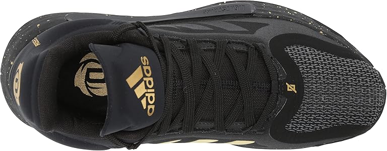 adidas Unisex-Adult D Rose 11 Basketball Shoes, Black/Gold