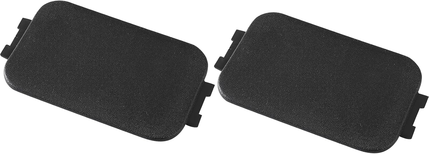 Truck Bed Rail Cap Plastic Bedrail Insert Plug Box Stake Pocket Cover Compatible with Ford F150 1997-2014, F250 F350 F450 F550 2002-2016 Replace 5L3Z99290D90AAA (2 pcs)