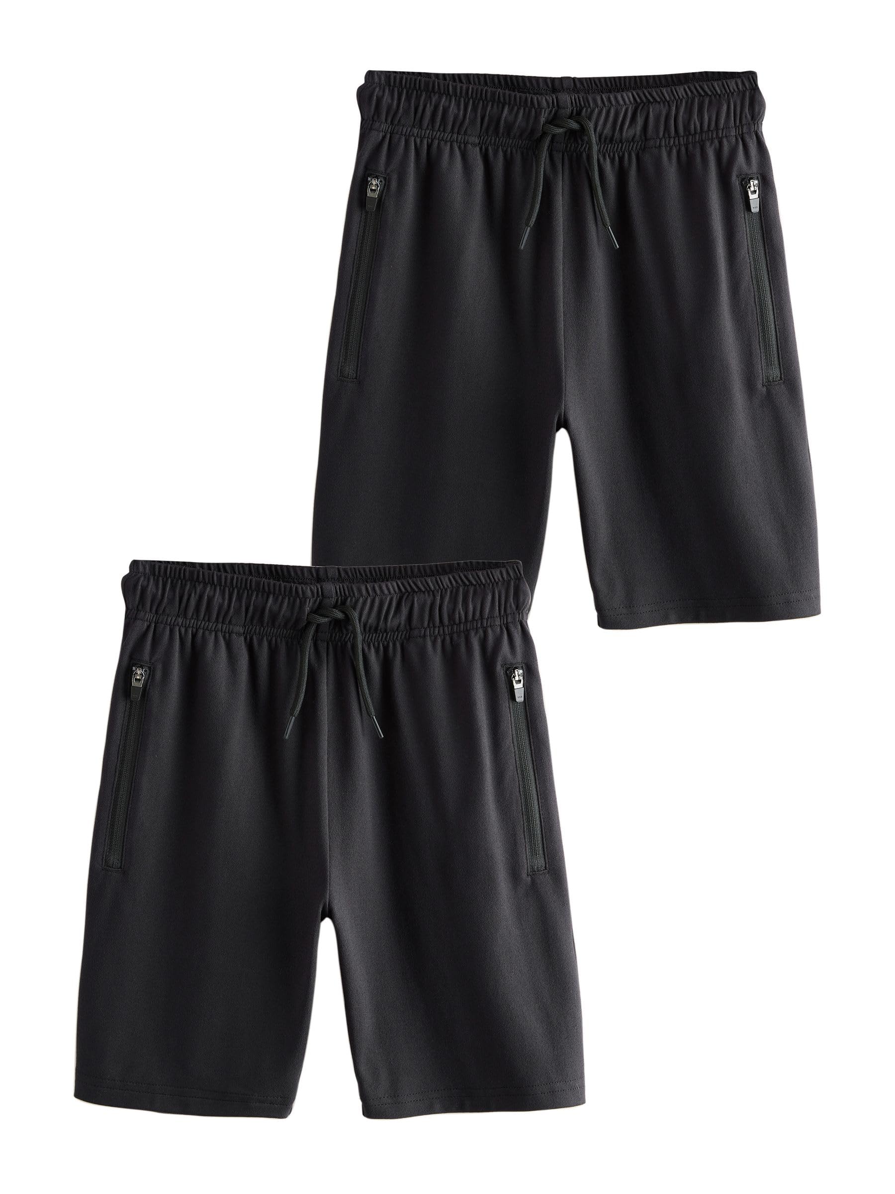 NEXT Garçon Short de Sport légers, Lot de 2