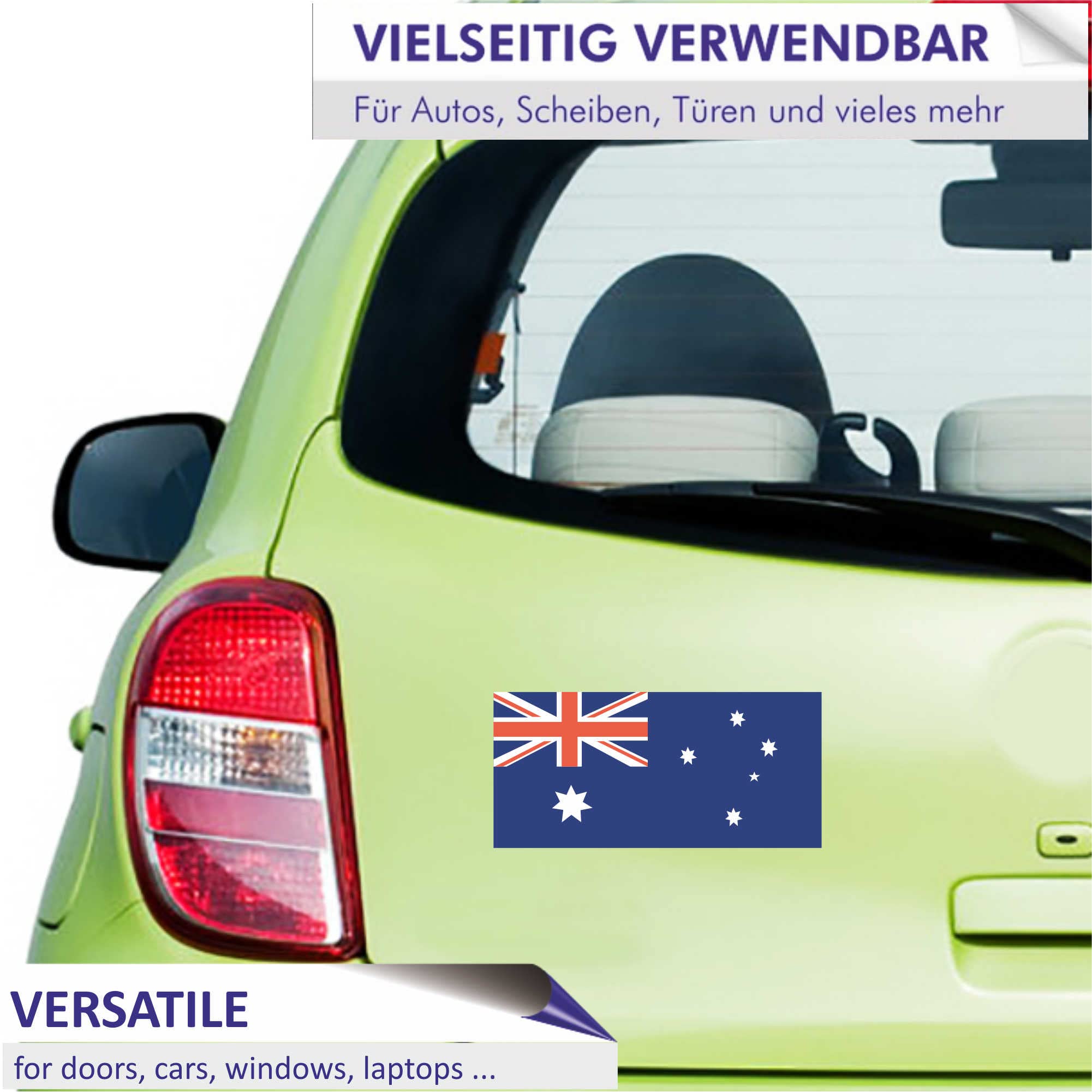 Confezione Da 24 Adesivi Bandiera Australiana | 50x30mm, Autoadesivi In Carta Per Decorazioni E Hobby - 3