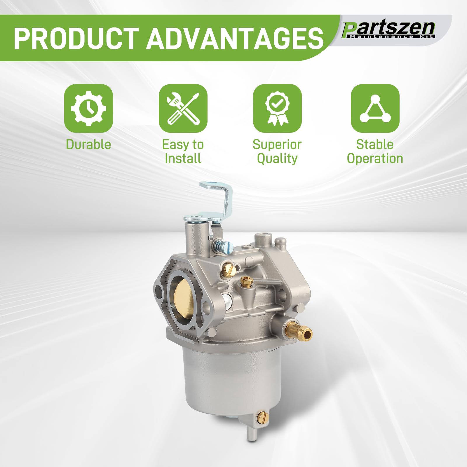 partszen 10L0L Carburetor Kit for Kawasaki FE350 Engine for Club