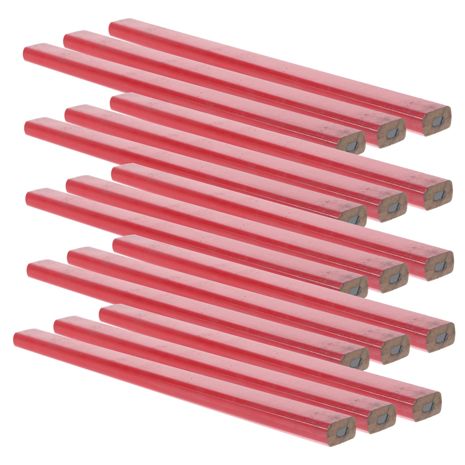 5 Set Matita Audace Costruttori Disegno Lavorazione Del Legno Legname Matite Lavoro Matita Sfusa Massa Solido Schizzo Di Rosso 20 Pezzi*5