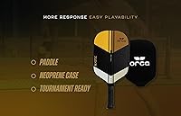 Vista 5 de Orca Pickleball Paddles, Tournament Series Carbon Fiber Pickleball Paddles Designed for Maximum Power and Control, USA Pickleball Approved