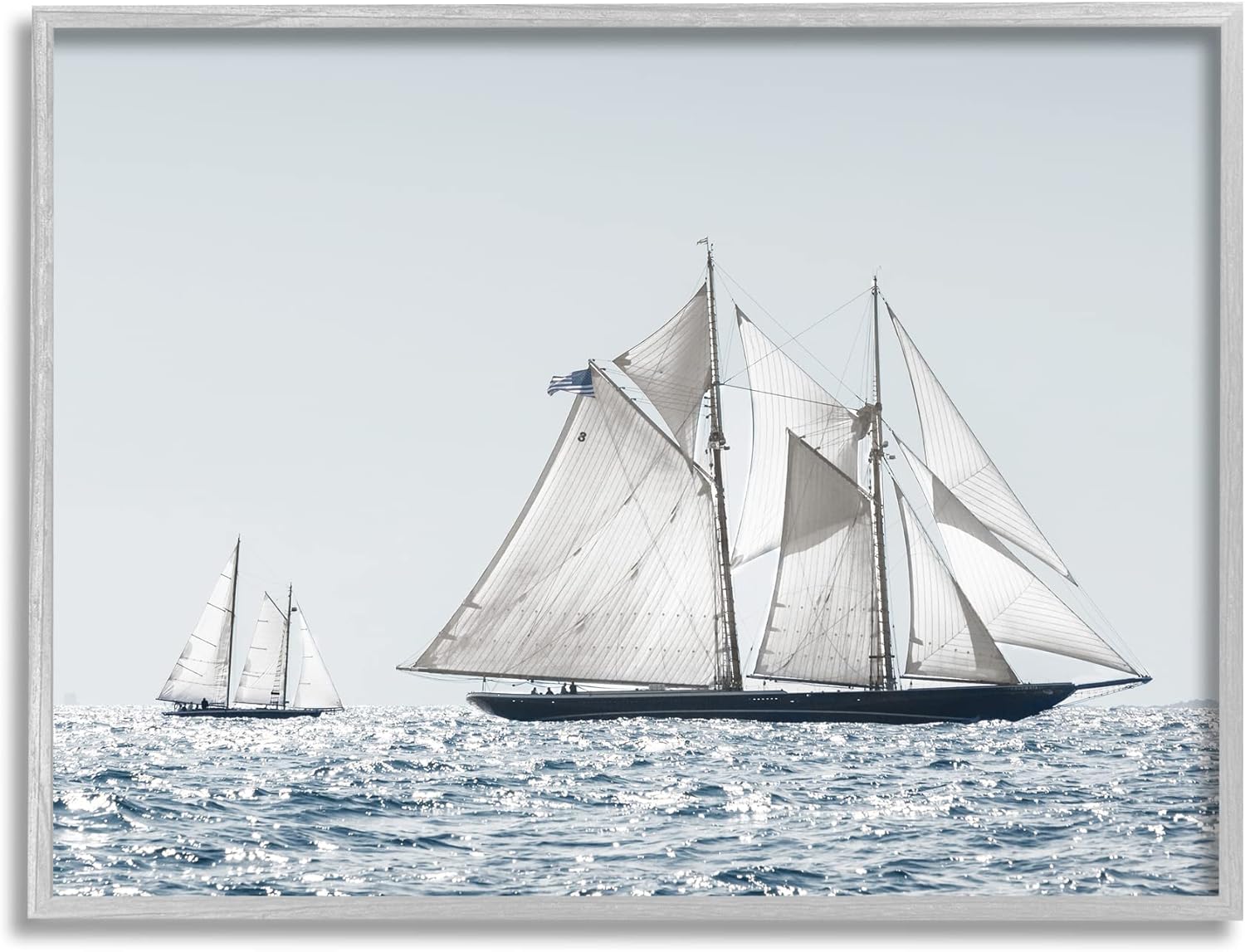 Stupell Industries Traditional Sailboat Vessel Boat on Water Photography