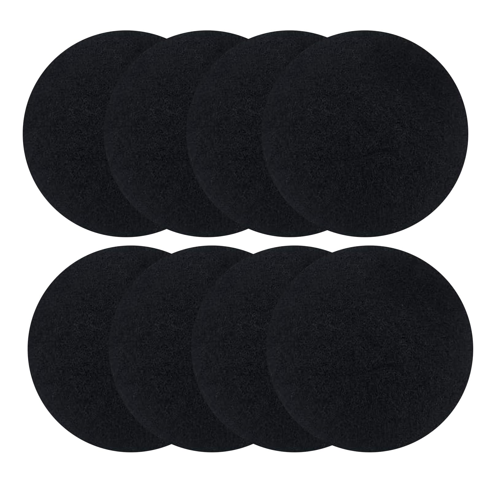 8 Pièces Filtres Compost Ronds, Filtres à Charbon Actif Filtre Anti-Odeur pour Poubelles à Compost Ronds, Convient aux Poubelles Jusqu'à 17 cm