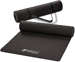 Circuit Fitness by Marcy Non-Slip Multi-Purpose Exercise Yoga Mats with Carrying Strap Multi-Thickness, Multi-Color Options