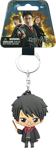 Miniatura 2 de HARRY POTTER Llavero Kawaii de espuma 3D, accesorio para llaves multicolor, 3 pulgadas