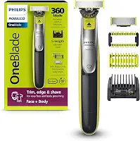 Philips Norelco OneBlade 360 Face Body Hybrid Máquina de barbear elétrica QP2834/70