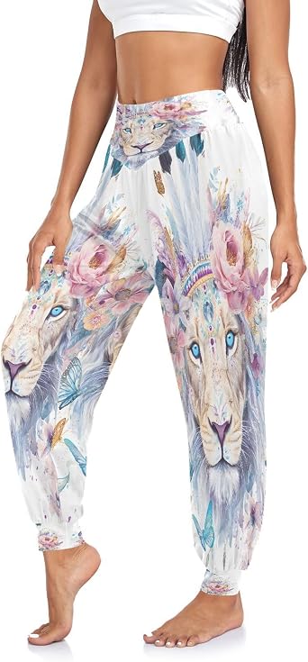 Boho Yoga Pants for Women Joggers Workout Pants Casual Dance Sweatpants Beach Sport Pants Trousers, S-2XL