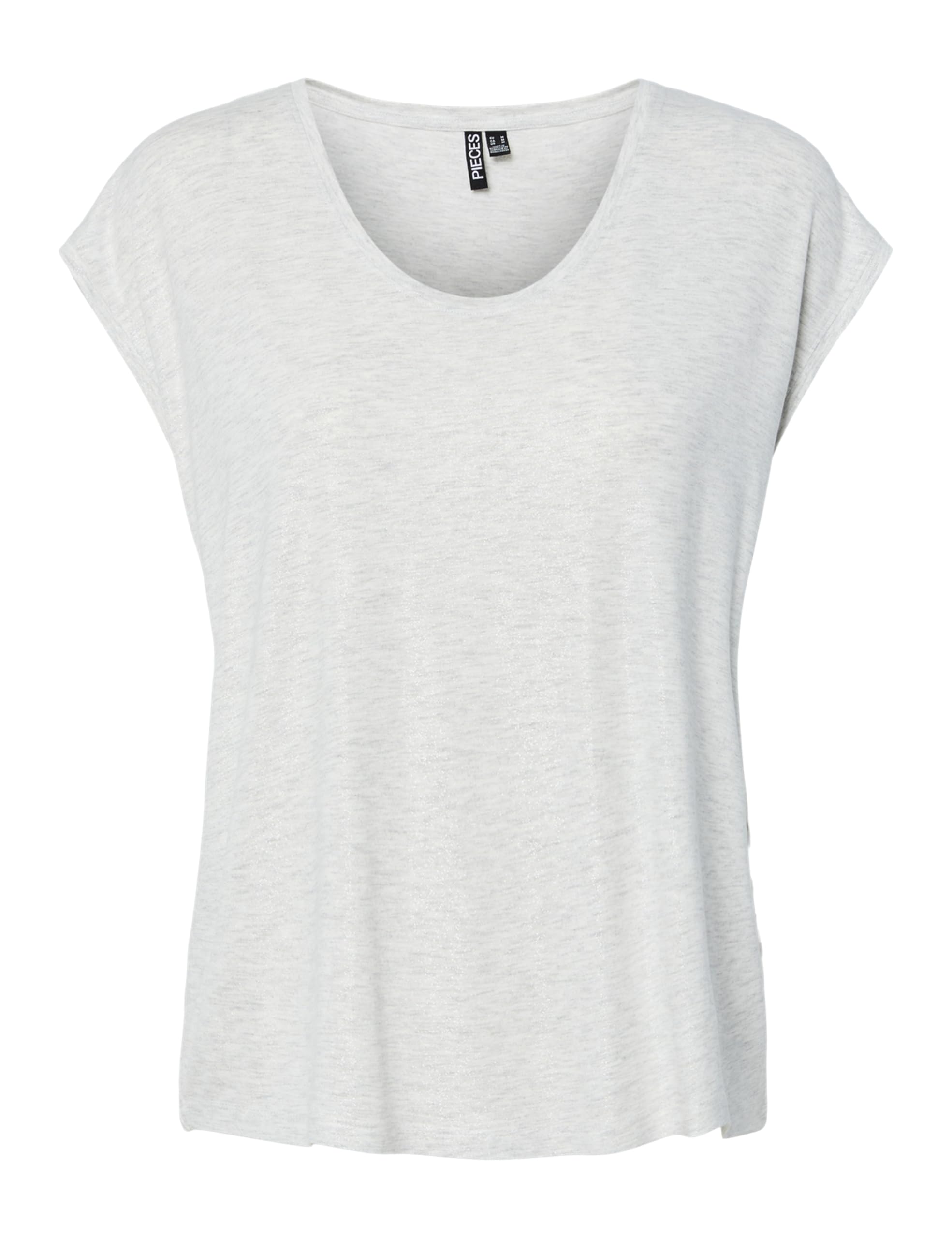 PIECES Damen Pcalice Ss Glitter Tee JRS Noos Bc