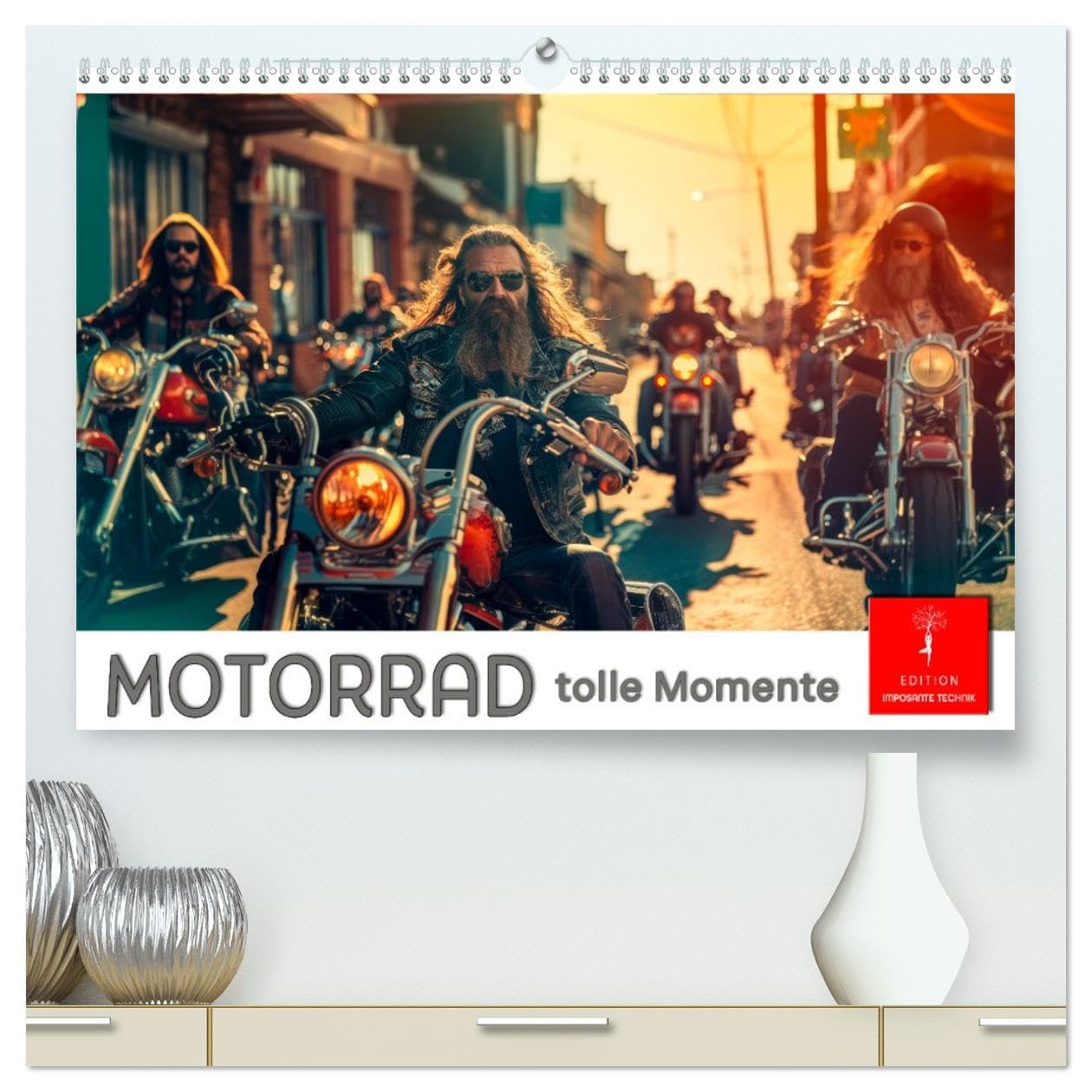 Motorrad tolle Momente (hochwertiger Premium Wandkalender 2026 DIN A2 quer), Kunstdruck in Hochglanz: Motorrad fahren - eine Wohltat für die Seele. (CALVENDO Mobilitaet)