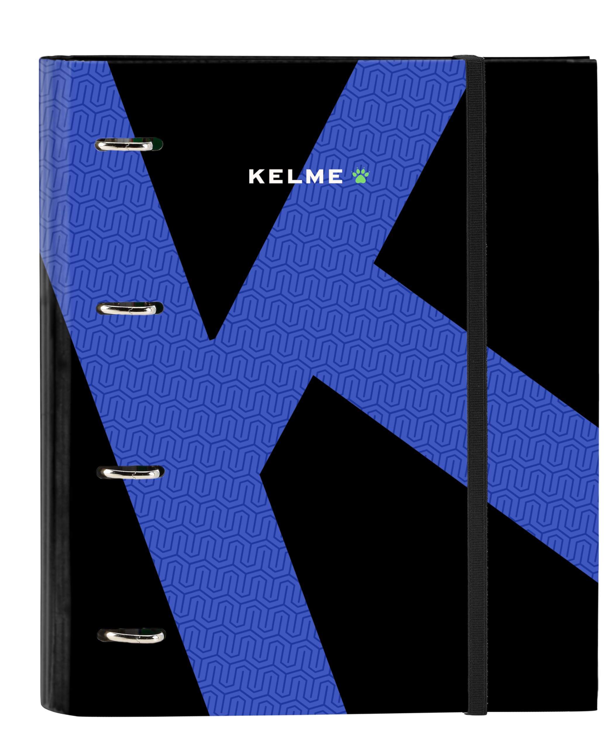 Safta -M666A Kelme Royal Folder 4 Rings 35 cm with 100 A4 Sheets, Ideal for Children of Different Ages, Comfortable and Versatile, Quality and Resistance, 27 x 3.5 x 32 cm, Black, Standard