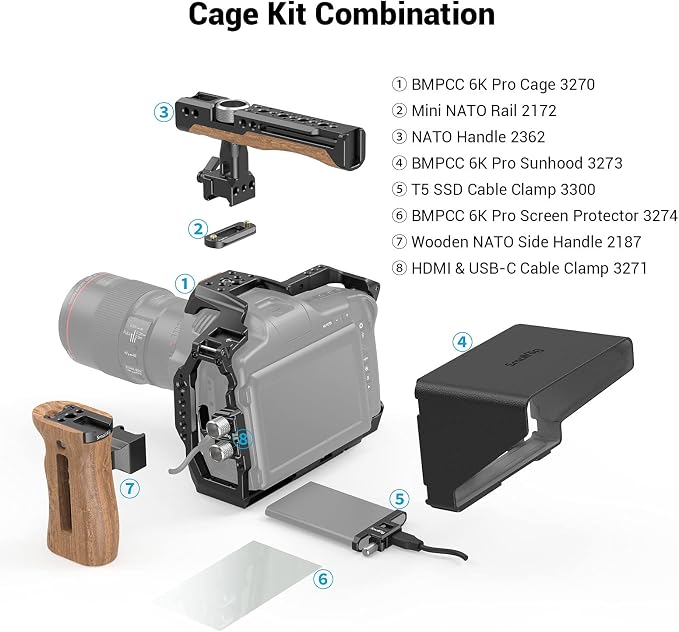SMALLRIG Camera Cage Accessory Kit 