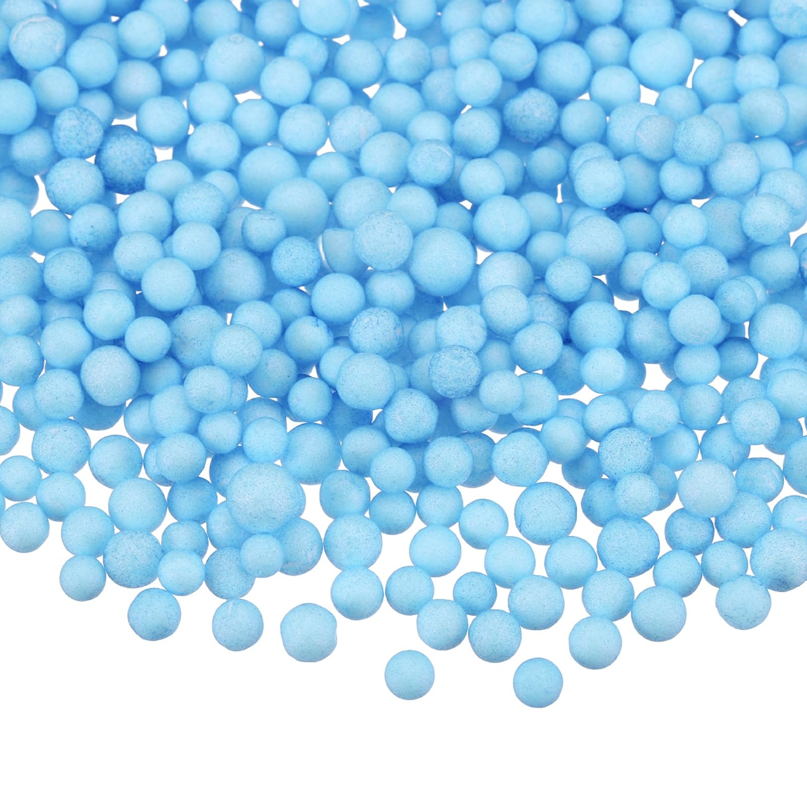 Cuentas de poliestireno azul 4-6mm mini bolas de espuma para manualidades