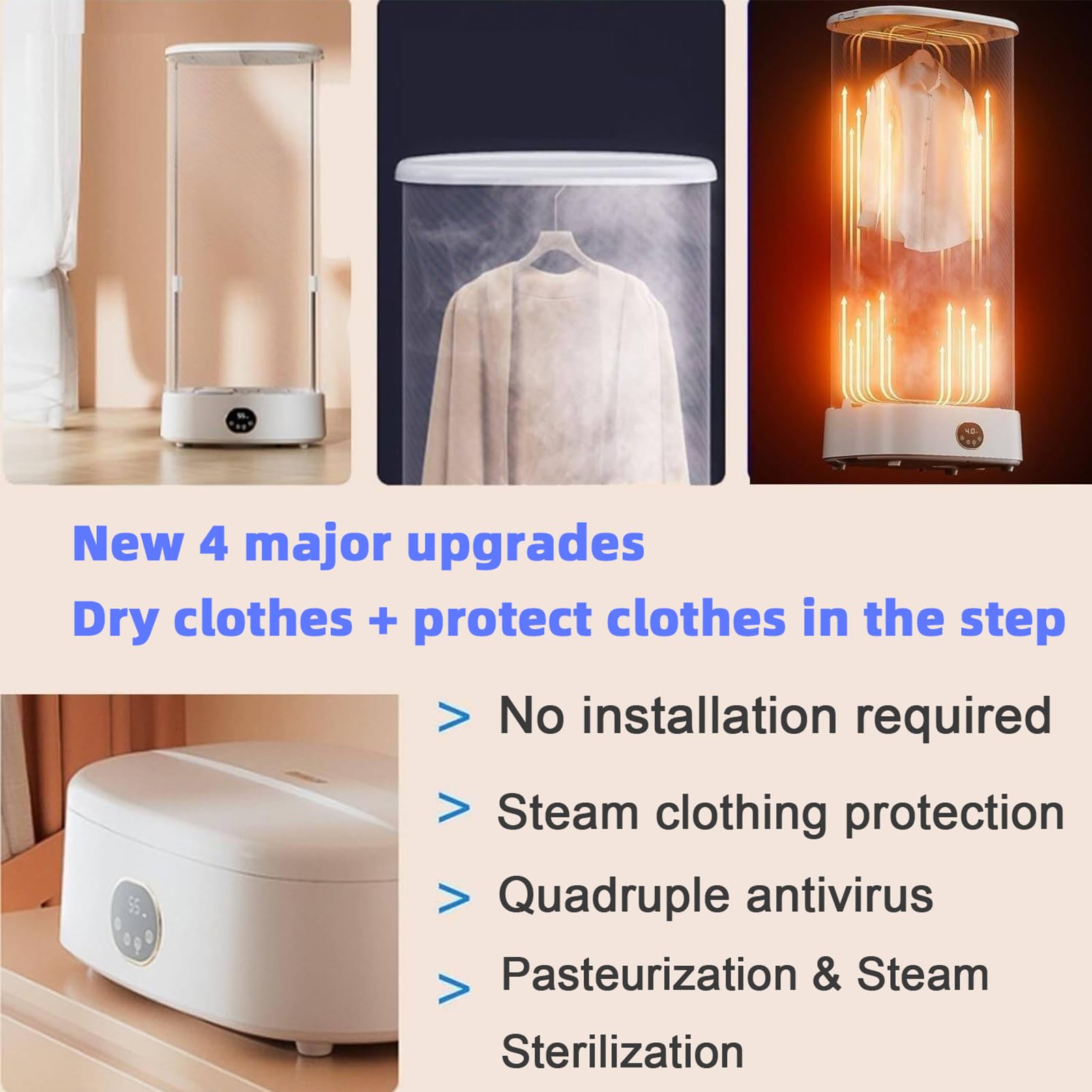 Repasseur chemise automatique Clothes steamer Appareil Repassage Et Pliage Automatique Avec Séchoir À Vapeur Incorporé Et Télécommande Pour Maison Et Buanderie Professionnelle