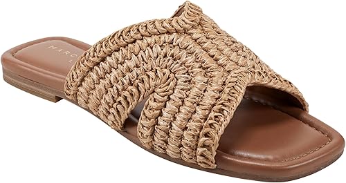Marc Fisher LTD Women's Narda Sandal, Natural 110, 9.5