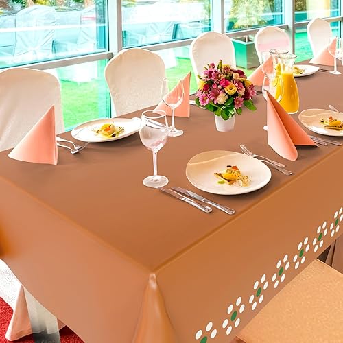 Miniatura 7 de Oudain Paquete de 4 manteles de plástico desechables mexicanos Cielito Lindo para decoración de fiesta de Barro Mexicano Terracota para mesa de boda