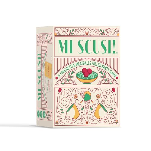 Mi Scusi Party Game - Hilarious Italian Family Card Game, Perfect for Game Night, Ages 14+, 2+ Players, 30 Minute Playtime, Made by Fitz Games