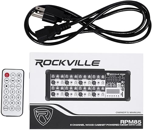 Miniatura 9 de Rockville - Subwoofer de estudio activo con alimentación, Pro Reference, apm10b, 10 pulgadas, 400W