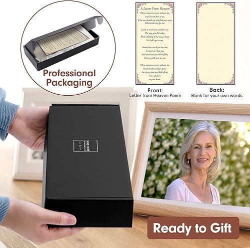 Miniatura 3 de YOUNTASY Campanillas de viento de condolencias, dueloconmemorativoregalo de condolencias en memoria de un ser querido, pérdida de madre, padre,