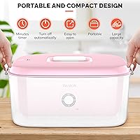 Vista 4 de TASALON Vaporizador de toallas calientes para tratamientos faciales, calentador de toallas calientes se calienta rápidamente en 5 minutos, máquina