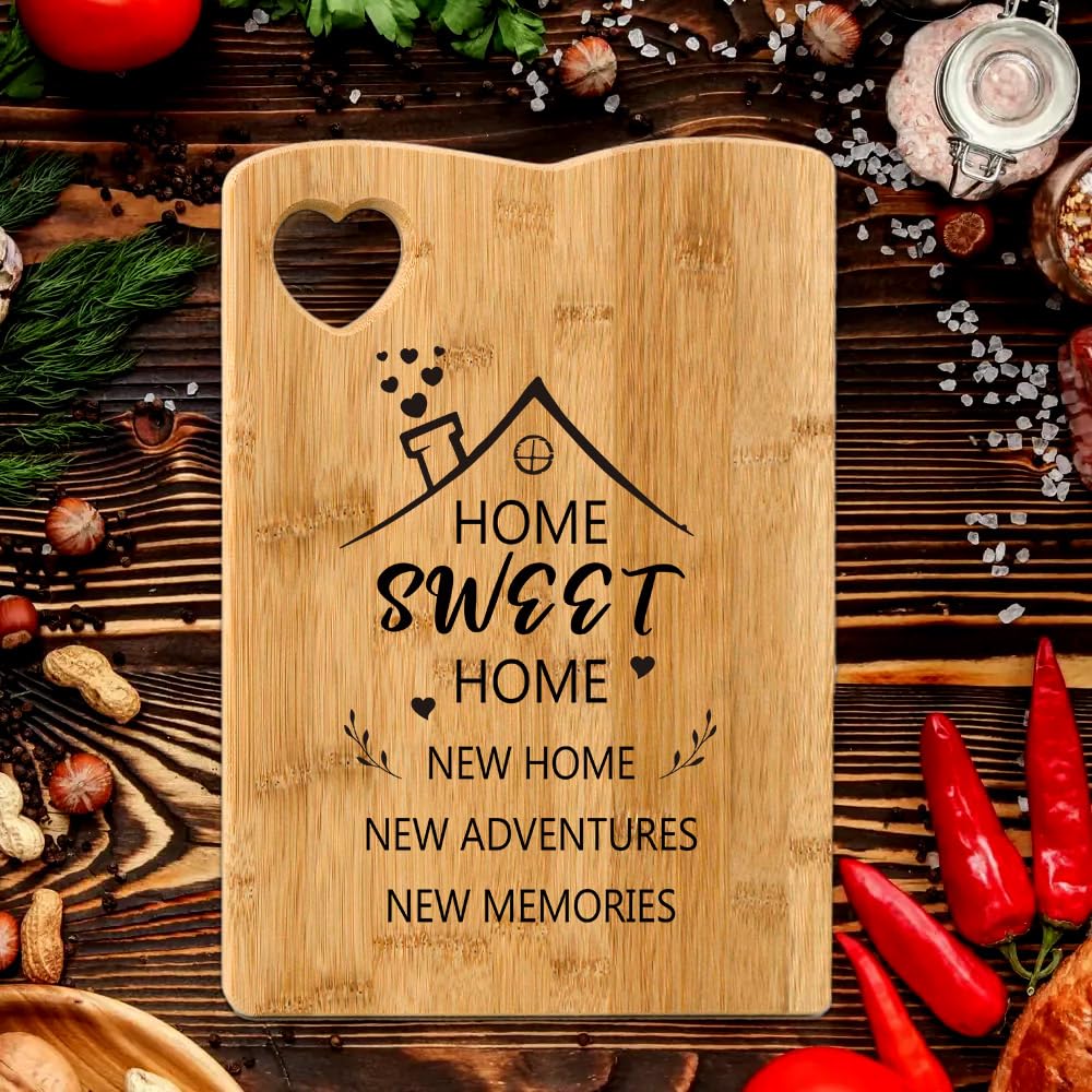 New Home Gifts for Couple,Bamboo Chopping Board,House Warming Gifts New Home,Housewarming Gift for Men,Housewarming Gift for New Homes - Image 3