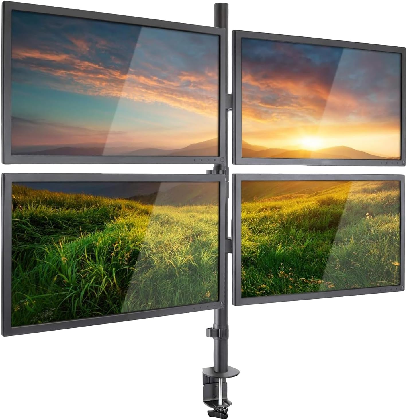 Ergoflex EF54 Steel Design 2-8 Kg Quad Ekran Asansörlü 13-27inch Monitör Standı